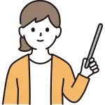 Woman With Pointing Stick SVG Icon